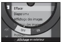 NIKON AW1 - Menu: affichage à l'extérieur - 4