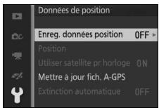 NIKON AW1 - Sélectionnez enreg. données position. - 2