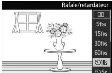 NIKON AW1 - Sélectionnez l'option de retardateur souhaitée. - 1