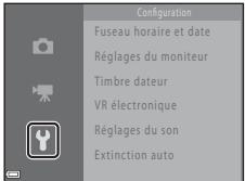 NIKON COOLPIX L31 - Utilisez  pour selectionner l'icone de menu souhaite. - 1