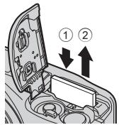 NIKON COOLPIX L31 - Retrait des piles ou de la carte mémoire - 1