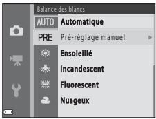 NIKON COOLPIX L31 - Utilisation du pré-réglage manuel - 1