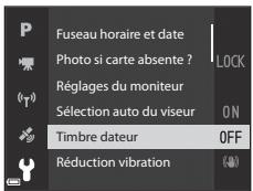 NIKON COOLPIX P900 - Sélectionnez une option de menu et appuyez sur OK. - 1