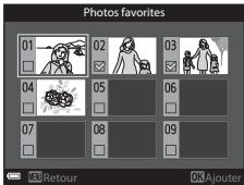 NIKON COOLPIX S9700 - Ajout d'images dans des albums - 2