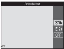 NIKON COOLPIX S9700 - Sélectionnez 10s ou 2s, et appuyez sur OK. - 1