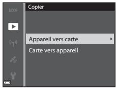 NIKON COOLPIX S9700 - Copier (Copie entre la mémoire interne et la carte mémoire) - 1