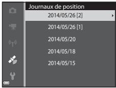 NIKON COOLPIX S9700 - Sélectionné les données de journal à afficher, puis appuyez sur OK. - 1