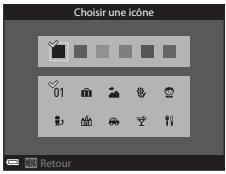 NIKON COOLPIX S9700 - Modification de l'icone de l'album des photos favorites - 2