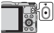 NIKON COOLPIX S9700 - Appuyez sur la commande (enregistrement video) pour démarrer l'enregistrement de la video. - 1