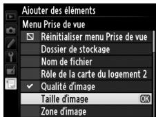 NIKON D610 - Sélectionner un élément. - 2