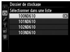 NIKON D610 - Choisir Sélectionner dans une liste. - 2