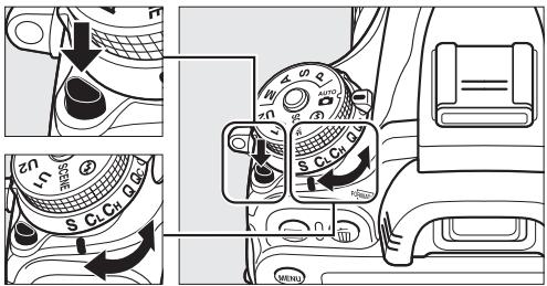 NIKON D610 - Le sélecteur du mode de déclenchement - 1