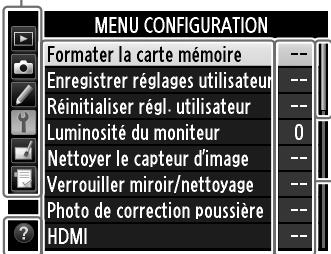 NIKON D610 - Onglets - 1