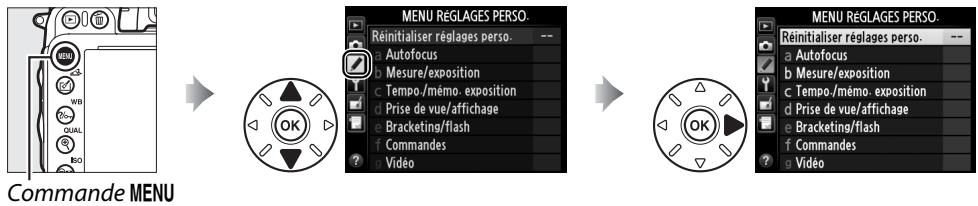 NIKON D610 - réglage précis des paramètres de l'appareil photo - 1