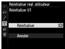 NIKON D610 - Réinitialiser les réglages utilisateur. - 2