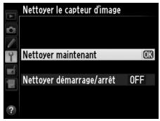 NIKON D610 - Sélectionner Nettoyer maintenant. - 2