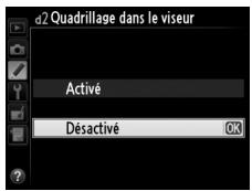 NIKON D610 - d2 : Quadrillage dans le viseur - 1