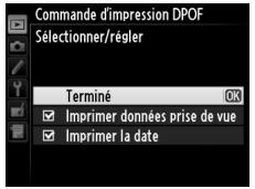 NIKON D610 - Valider la commande d'impression. - 2
