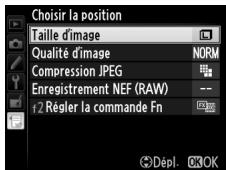 NIKON D610 - Positionner le nouvel élément. - 2