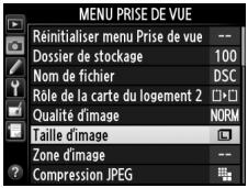 NIKON D610 - Le menu Prise de vue - 1