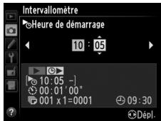NIKON D610 - Choisir une heure de démarrage. - 4
