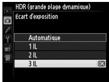NIKON D610 - Choisir l'écart d'exposition. - 4
