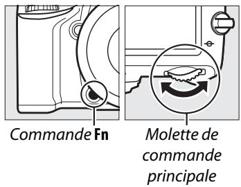 NIKON D610 - Utiliser la commande sélectionnée pour choisir la zone d'image. - 1