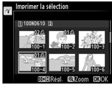 NIKON D610 - Sélectionner les photos ou choisir une date. - 2