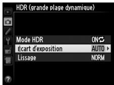 NIKON D610 - Choisir l'écart d'exposition. - 2