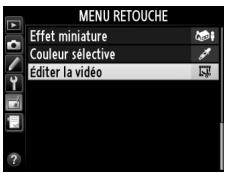 NIKON D610 - Menu Retouche - 1