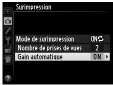 NIKON D610 - Choisir le niveau de gain. - 2