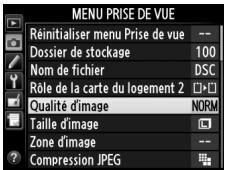 NIKON D610 - Le menu Prise de vue - 1