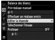 NIKON D610 - Sélectionner Éditer la légende. - 2