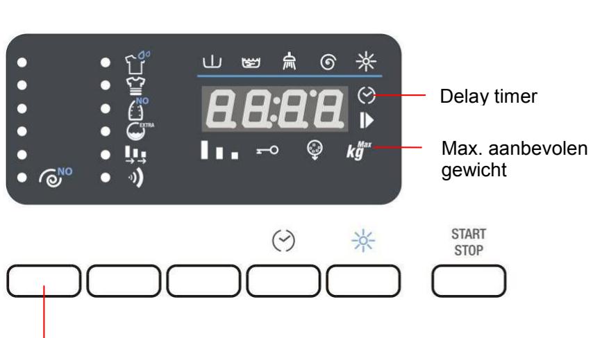 WHIRLPOOL AWZ 712 - INSCHAKELING VAN DE MACHINE EN KEUZE VAN HET WASPROGRAMMA - 1