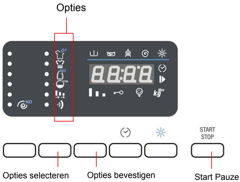 WHIRLPOOL AWZ 712 - OPTIES SELECTEREN EN BEVESTIGEN - 1