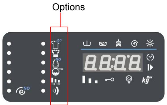 WHIRLPOOL AWZ FS 614 - SÉLECTION ET CONFIRMATION DES OPTIONS - 1