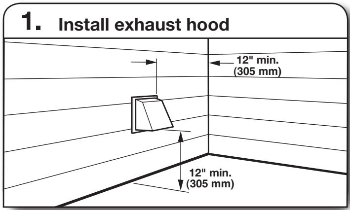 WHIRLPOOL WGD8100BW - INSTALLATION GUIDE - INSTALL VENT SYSTEM - 1
