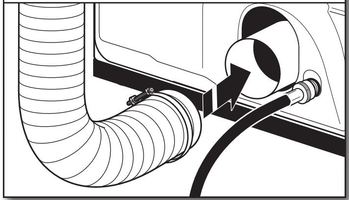 WHIRLPOOL WGD8100BW - INSTALLATION GUIDE - Connect vent to exhaust outlet - 1
