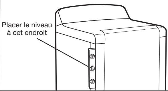 WHIRLPOOL WGD8100BW - INSTALLATION GUIDE - Réglage de l'aplomb de la sécheuse - 2