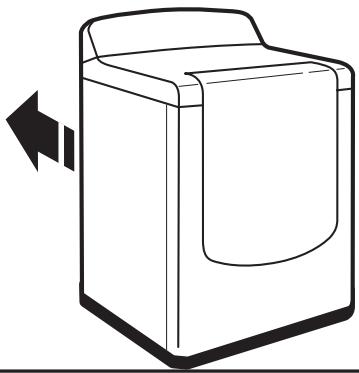 WHIRLPOOL WGD8100BW - INSTALLATION GUIDE - Placer la séchuse à son emplacement final - 1
