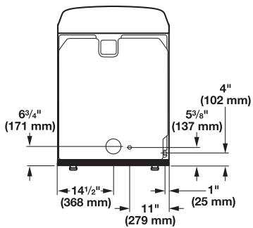 WHIRLPOOL WGD8100BW - INSTALLATION GUIDE - DRYER DIMENSIONS - 2