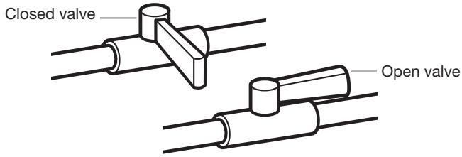 WHIRLPOOL WGD8100BW - INSTALLATION GUIDE - Open shut-off valve - 1