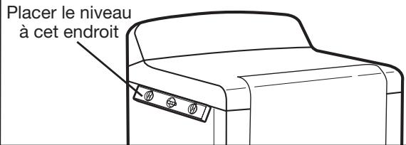 WHIRLPOOL WGD8100BW - INSTALLATION GUIDE - Réglage de l'aplomb de la sécheuse - 1
