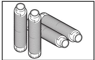 WHIRLPOOL WGD8100BW - INSTALLATION GUIDE - Parts supplied (all models): - 2