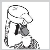 PHILIPS SENSEO HD7825 VIVA CAFE - Refermez le couvercle et verrouillez le levier. - 1