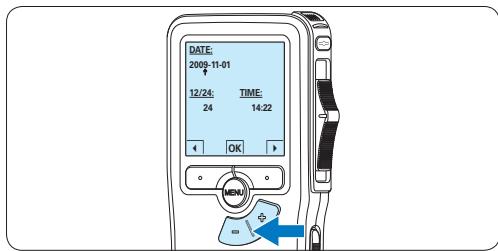 PHILIPS LFH-9172 - De datum en de hijd instellen - 1