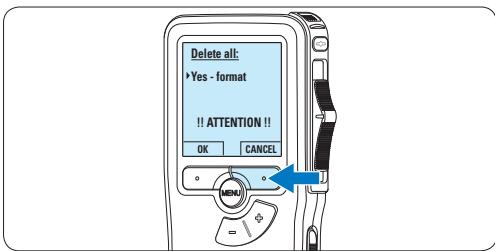 PHILIPS LFH-9172 - Format a new memory card - 2