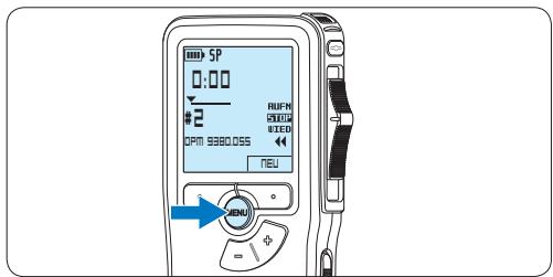 PHILIPS LFH-9172 - Löschen eines Abschnittes innerhalb eines Diktats - 1