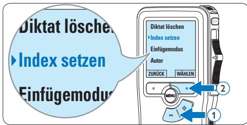 PHILIPS LFH-9172 - Einfügen einer Indexmarkierung - 2