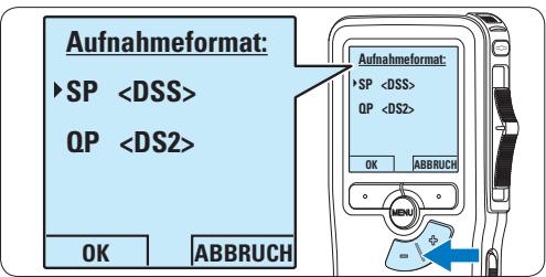 PHILIPS LFH-9172 - Ändern des Aufnahmeformats - 4